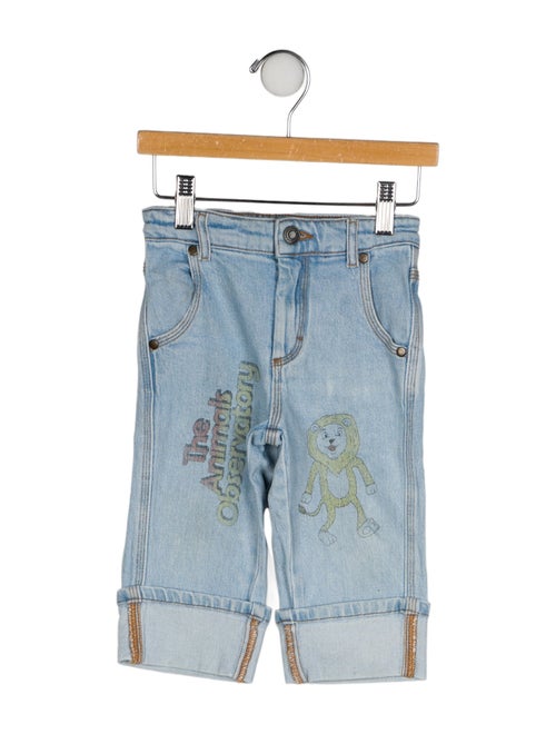 The Animals Observatory Graphic Print Denim Jeans