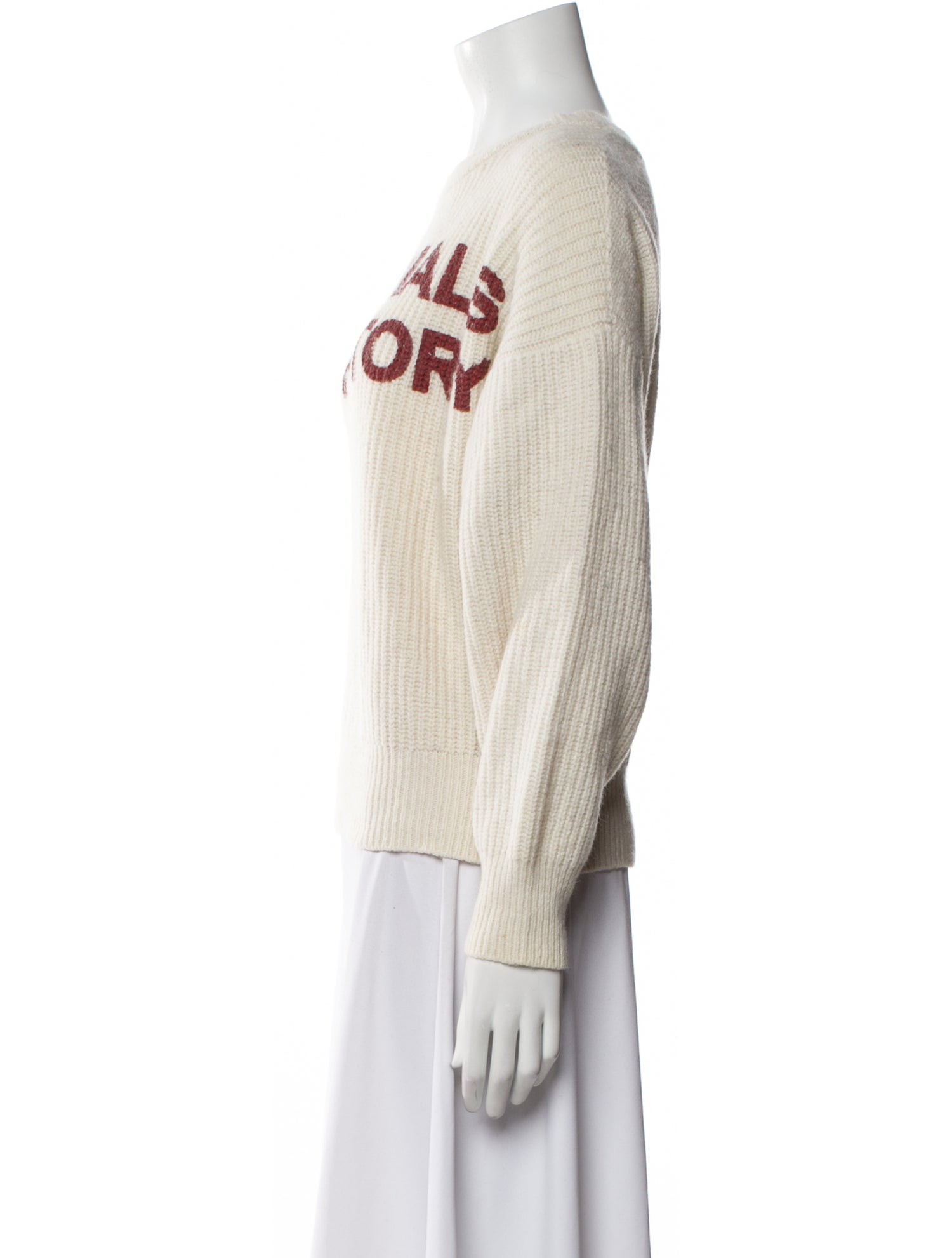 The Animals Observatory Wool Graphic Print Sweater