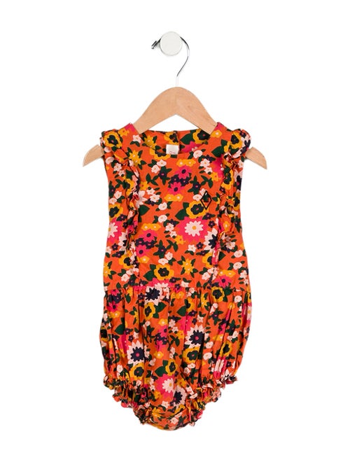 The Animals Observatory Toddler Girls' Sleeveless Floral Onesie