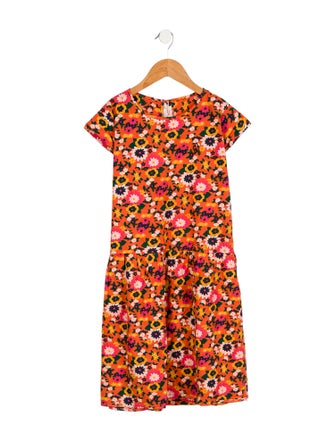 The Animals Observatory Girls' Sleeveless Floral Dress