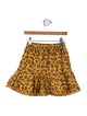 The Animals Observatory Animal Print Skirt