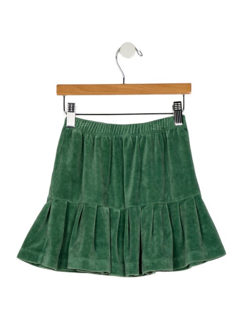 The Animals Observatory kid girls' green and yellow skirt