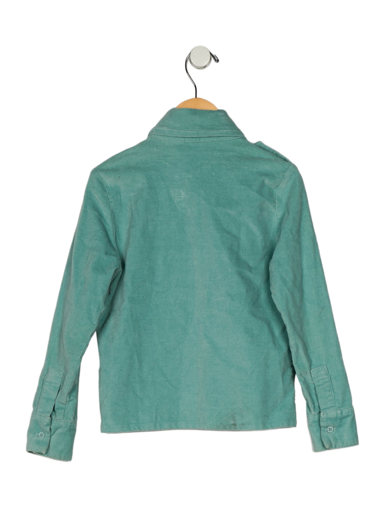 The Animals Observatory Boys' Long Sleeve Military Shirt