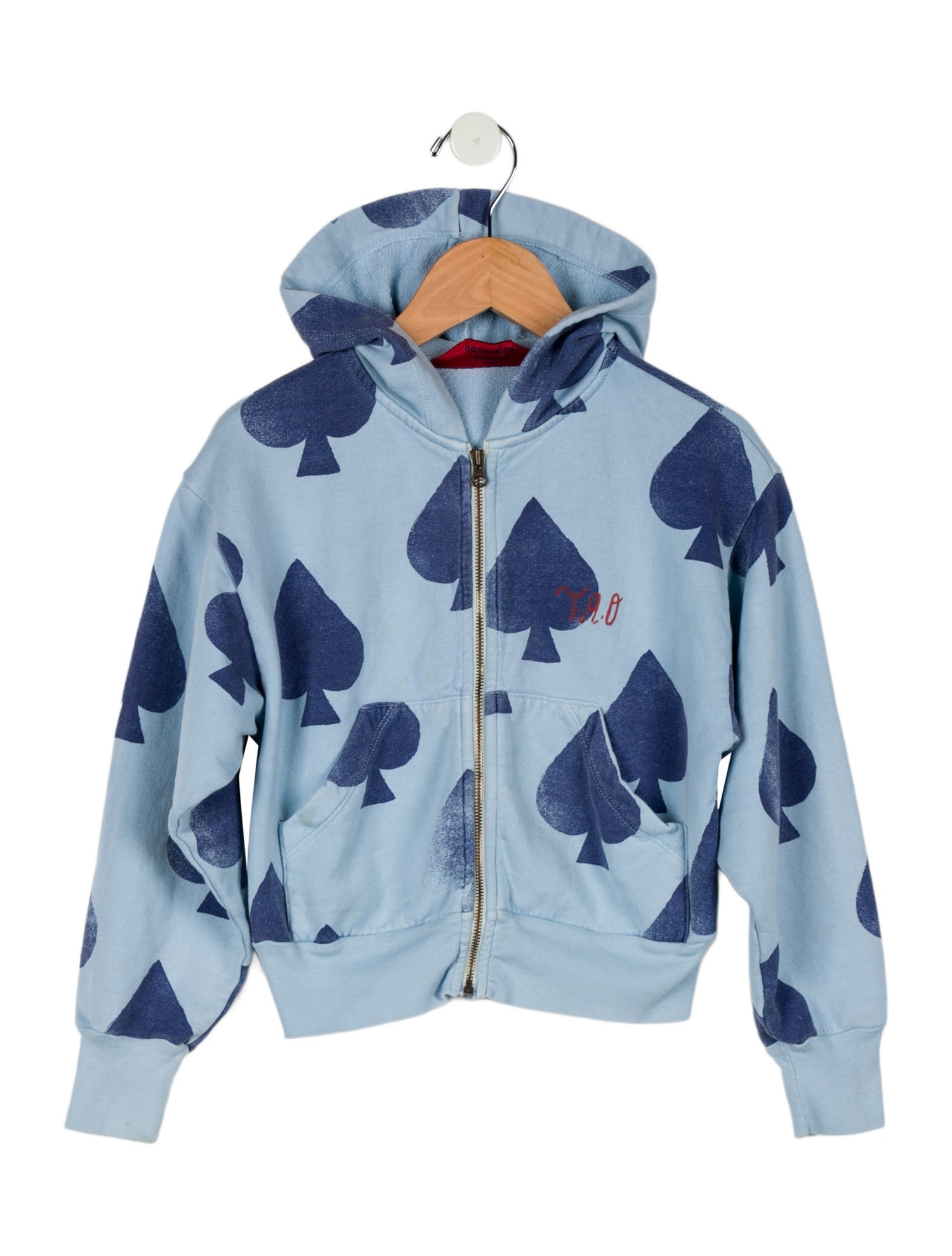 The Animals Observatory Toddler Girls' Printed Long Sleeve Hoodie Jacket