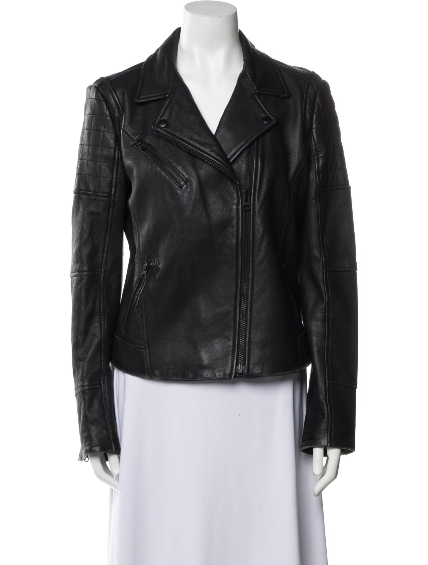 Truth and Pride Leather Biker Jacket