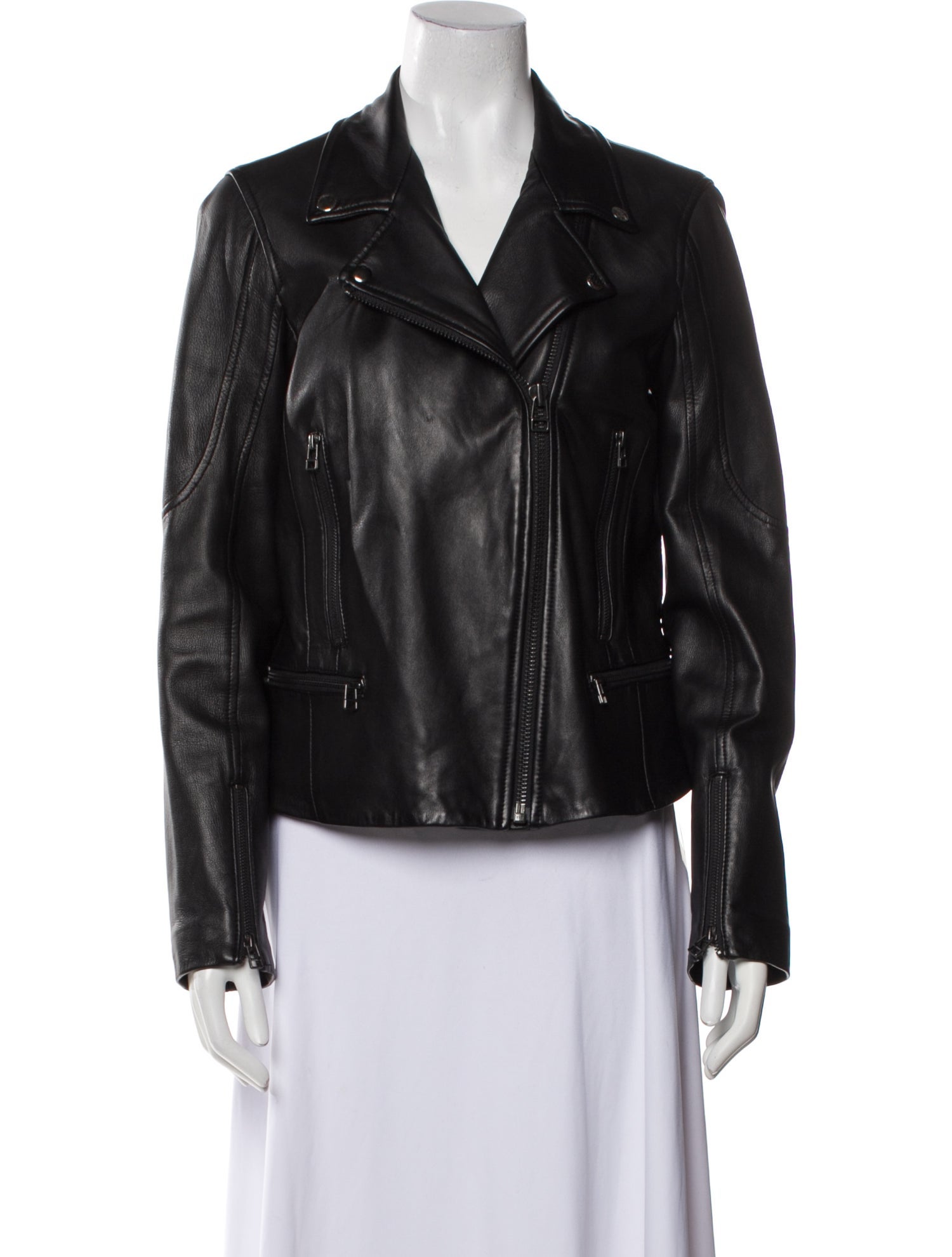 Truth and Pride Leather Biker Jacket