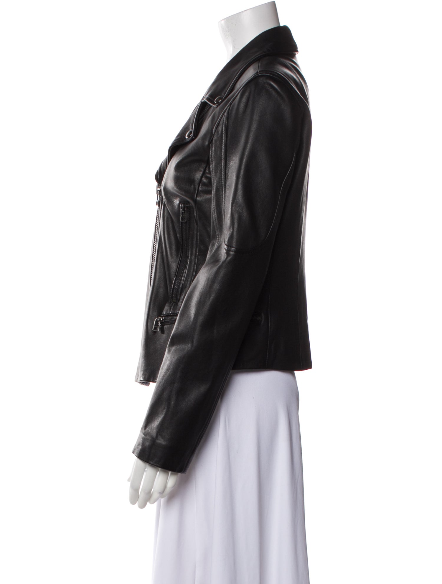 Truth and Pride Leather Biker Jacket