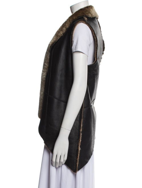 Truth and Pride Shearling Colorblock Pattern Fur Jacket