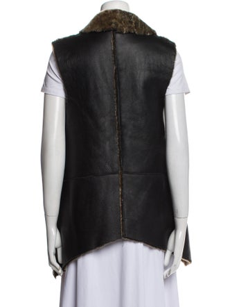 Truth and Pride Shearling Colorblock Pattern Fur Jacket