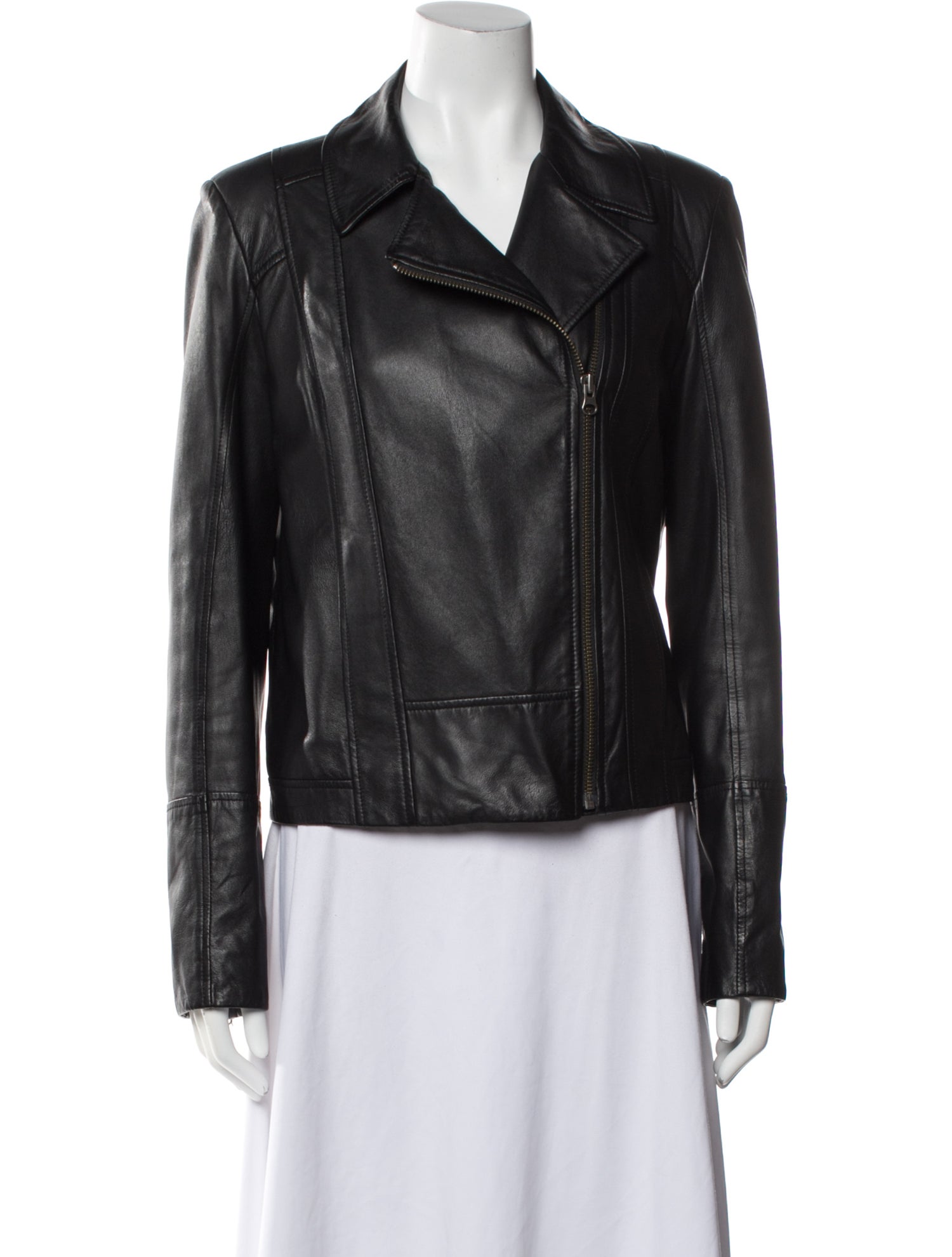 Truth and Pride Leather Biker Jacket