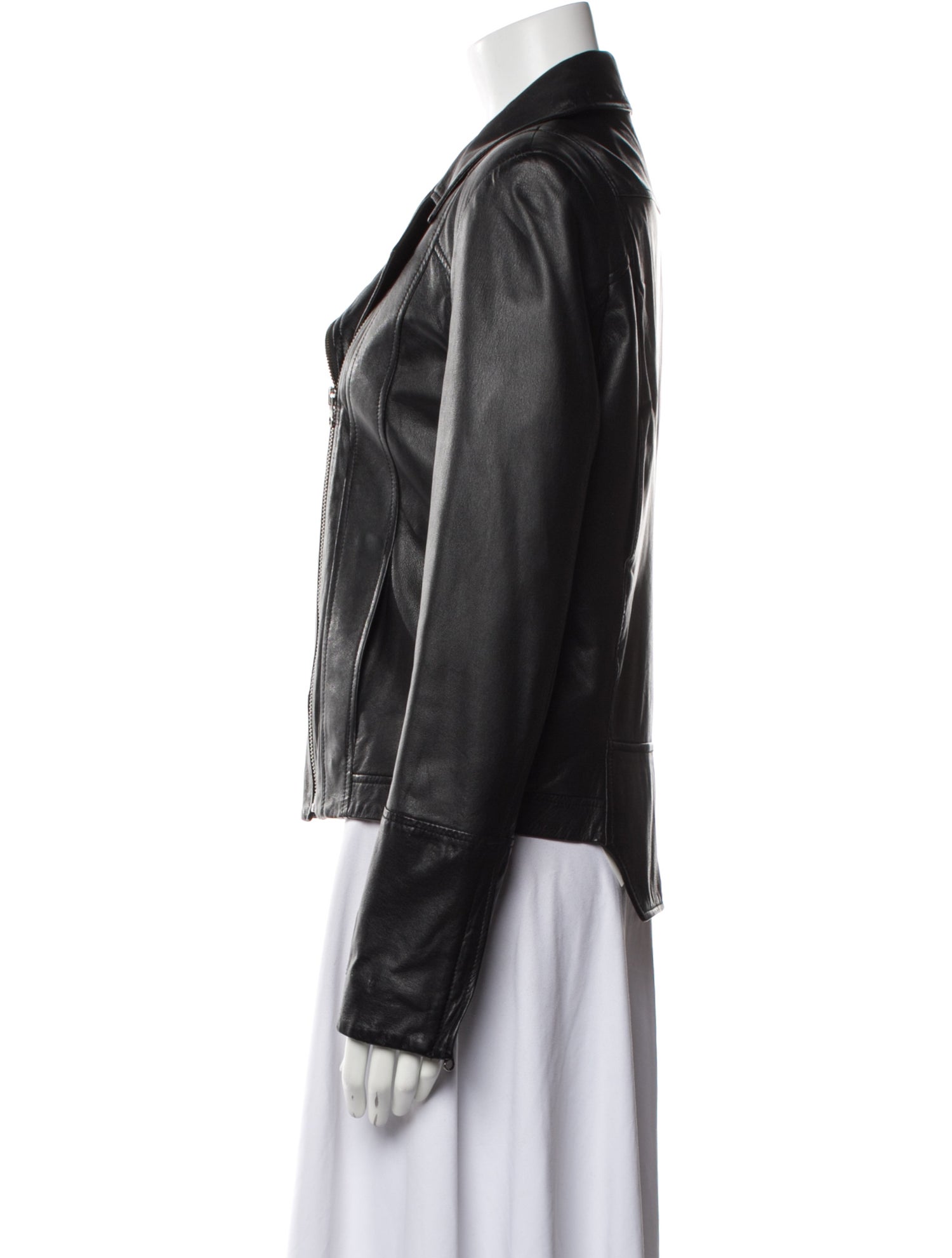 Truth and Pride Leather Biker Jacket