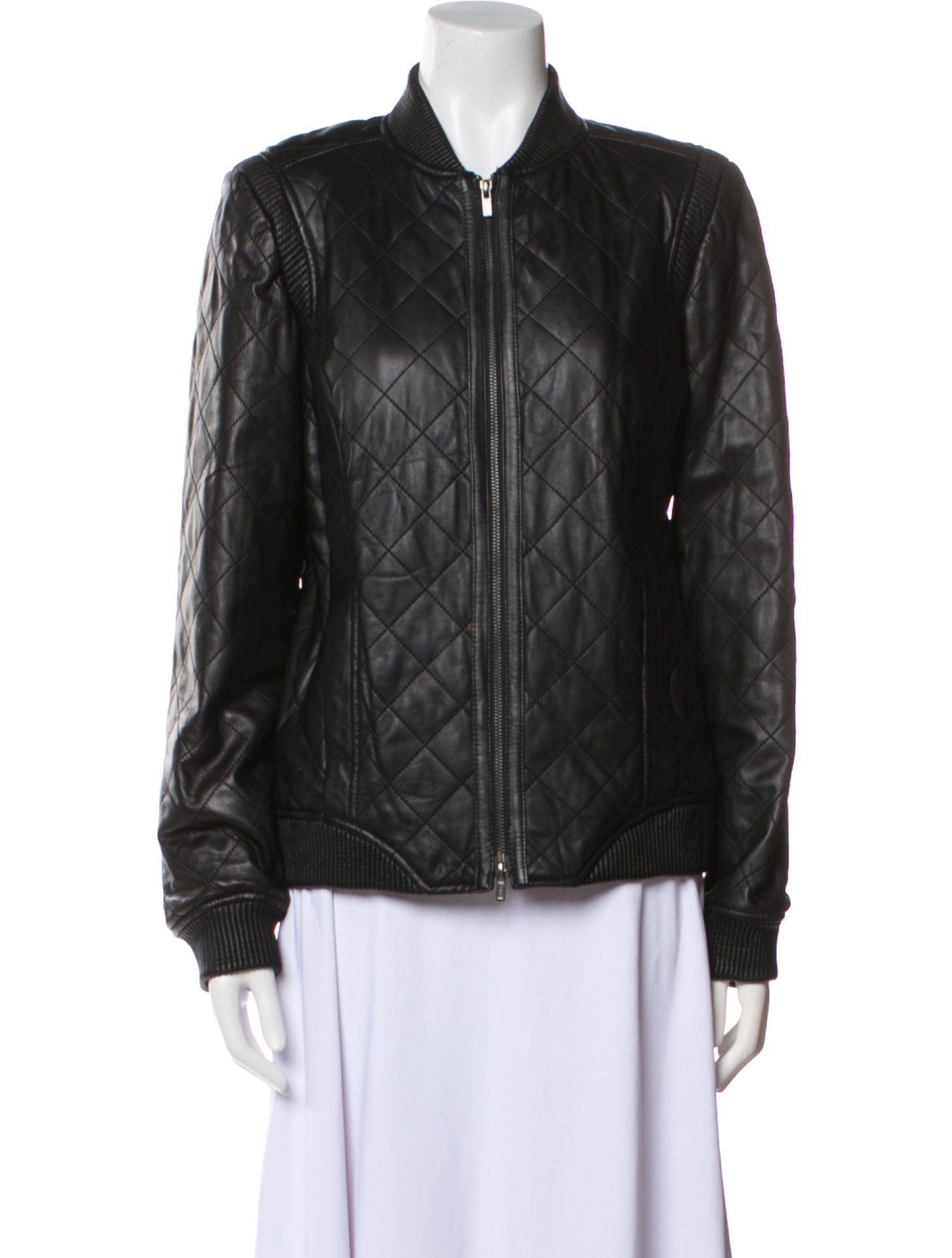 Truth and Pride Leather Bomber Jacket