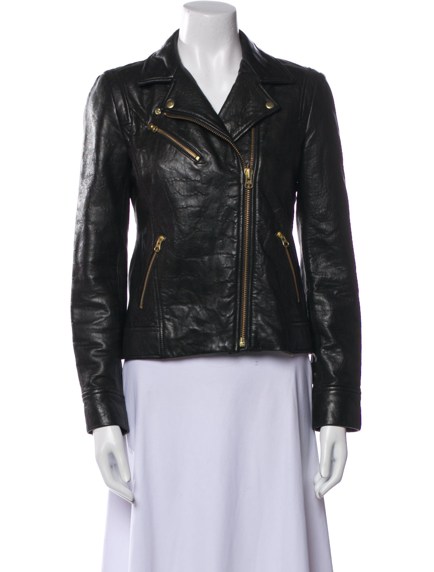 Truth and Pride Leather Biker Jacket