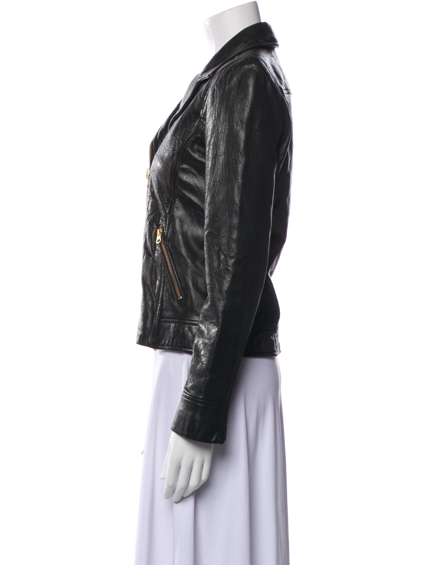 Truth and Pride Leather Biker Jacket