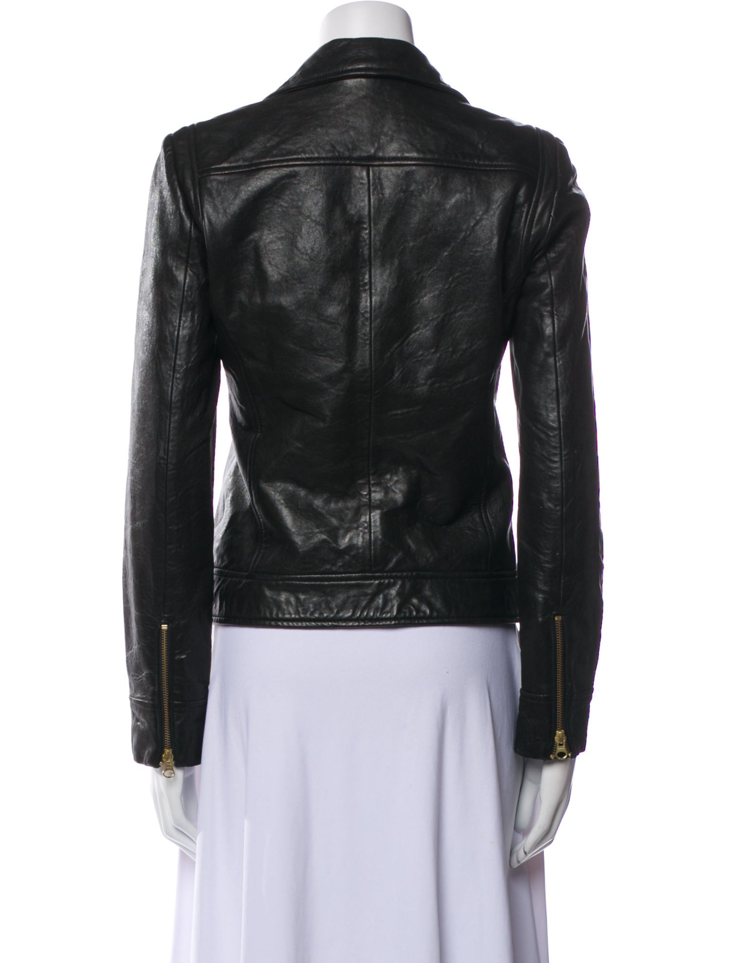 Truth and Pride Leather Biker Jacket