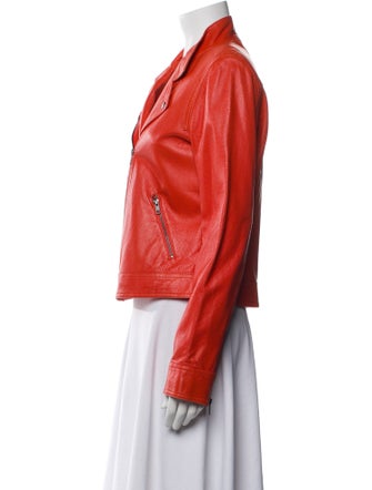 Truth and Pride Leather Biker Jacket