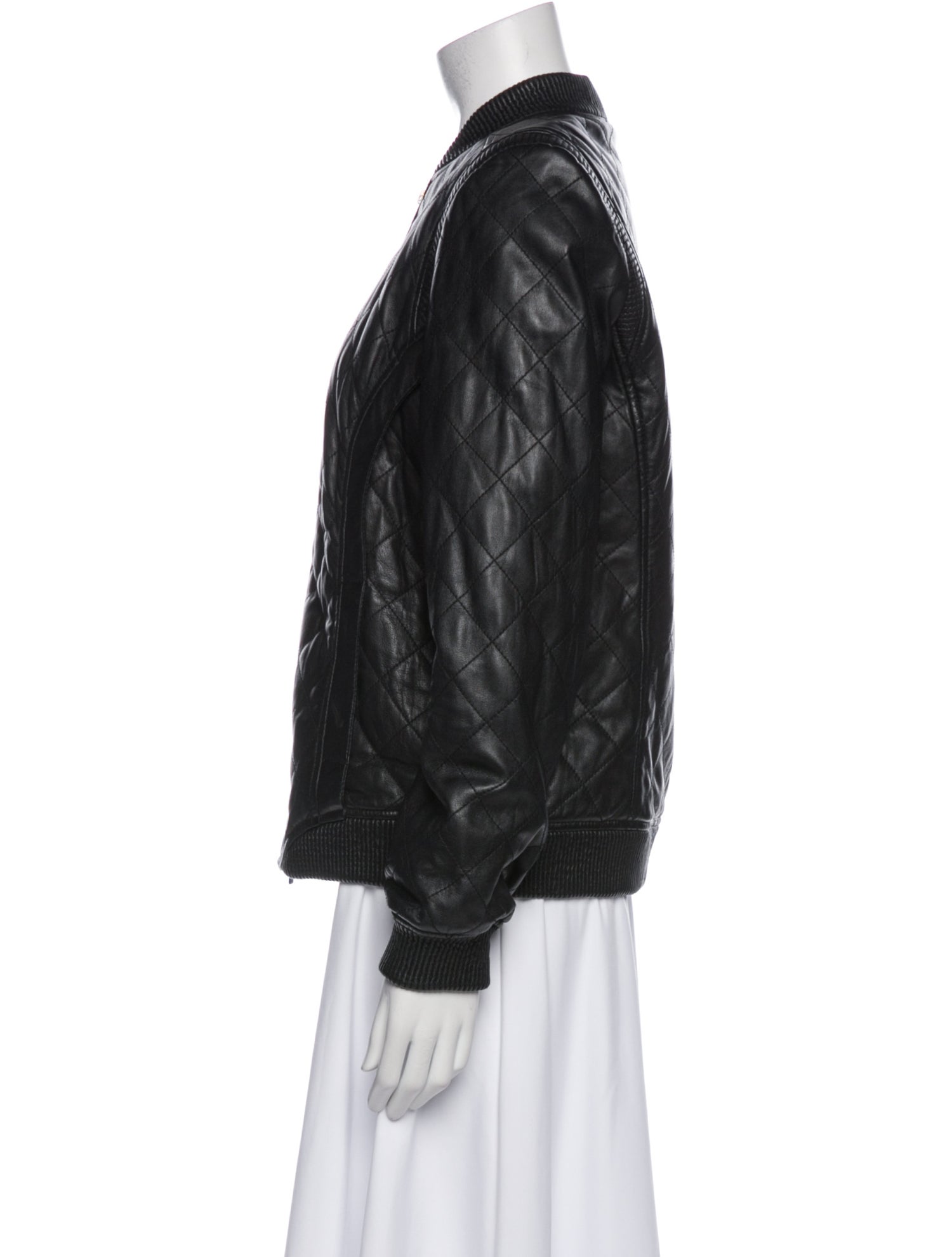Truth and Pride Leather Bomber Jacket