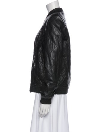 Truth and Pride Leather Bomber Jacket