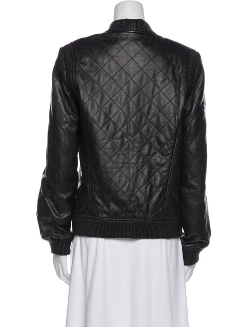 Truth and Pride Leather Bomber Jacket