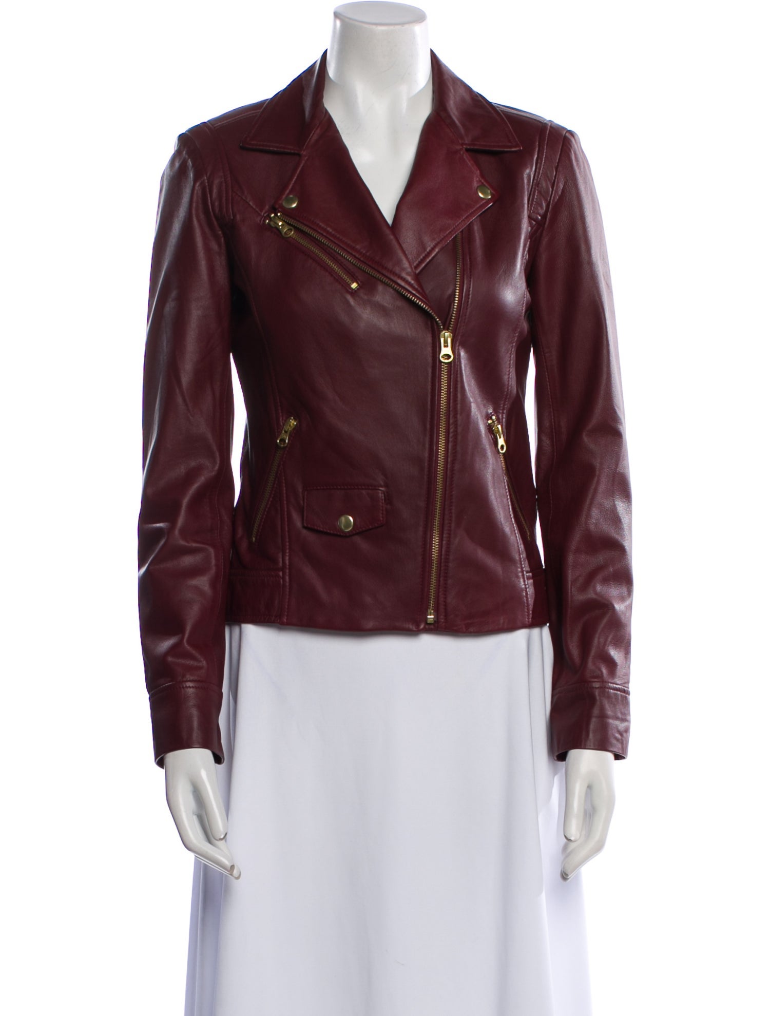 Truth and Pride Leather Biker Jacket