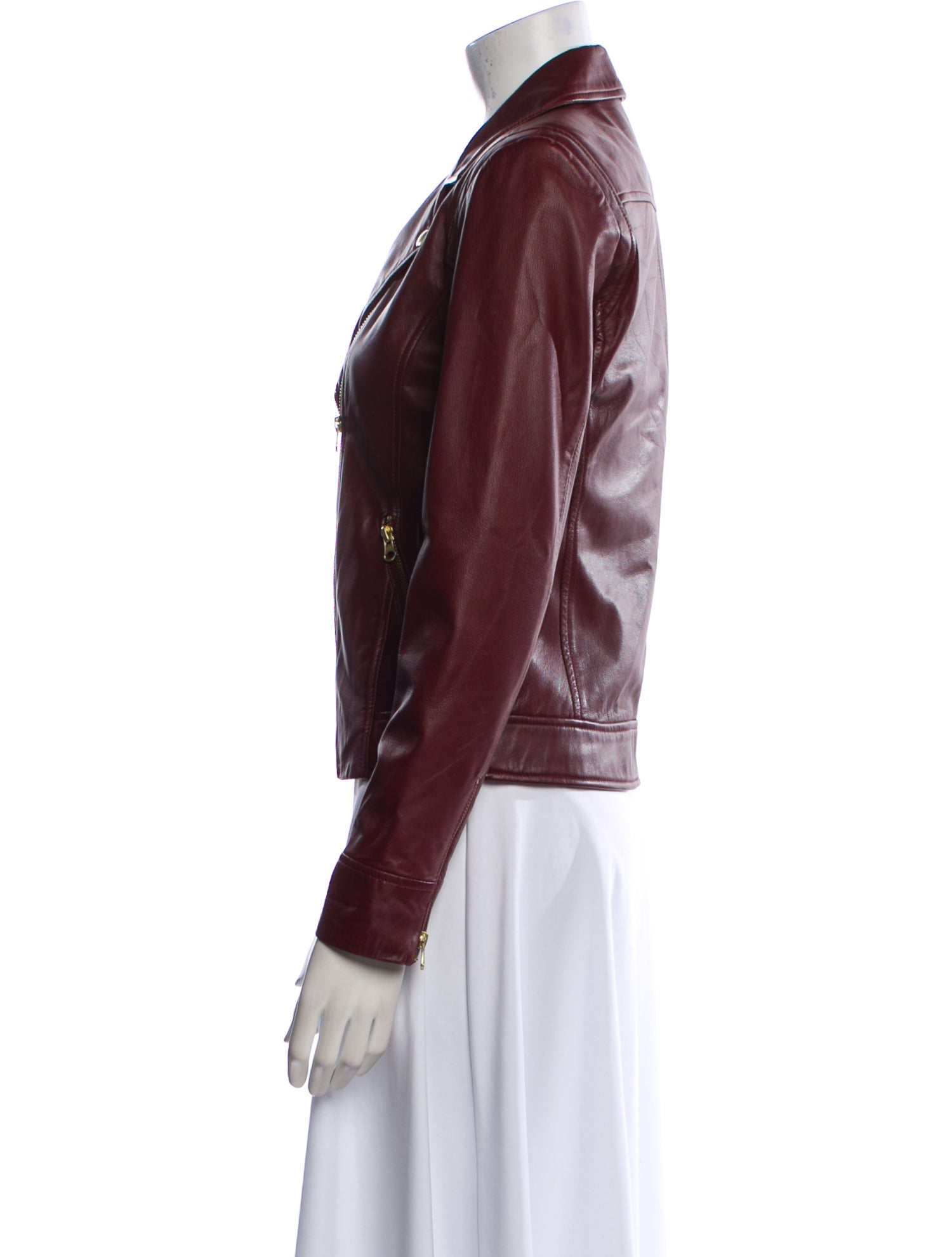 Truth and Pride Leather Biker Jacket