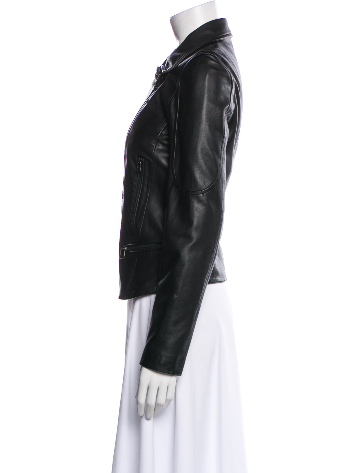 Truth and Pride Leather Biker Jacket