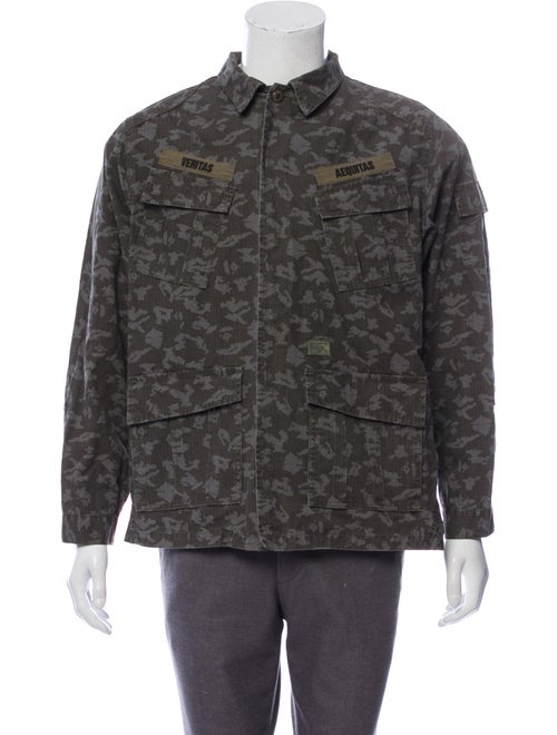 Wtaps Camo Military Jacket . olive