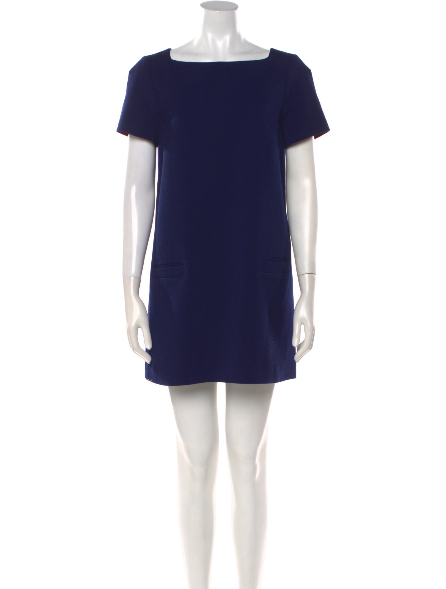 Tara Jarmon Square Neckline Mini Dress