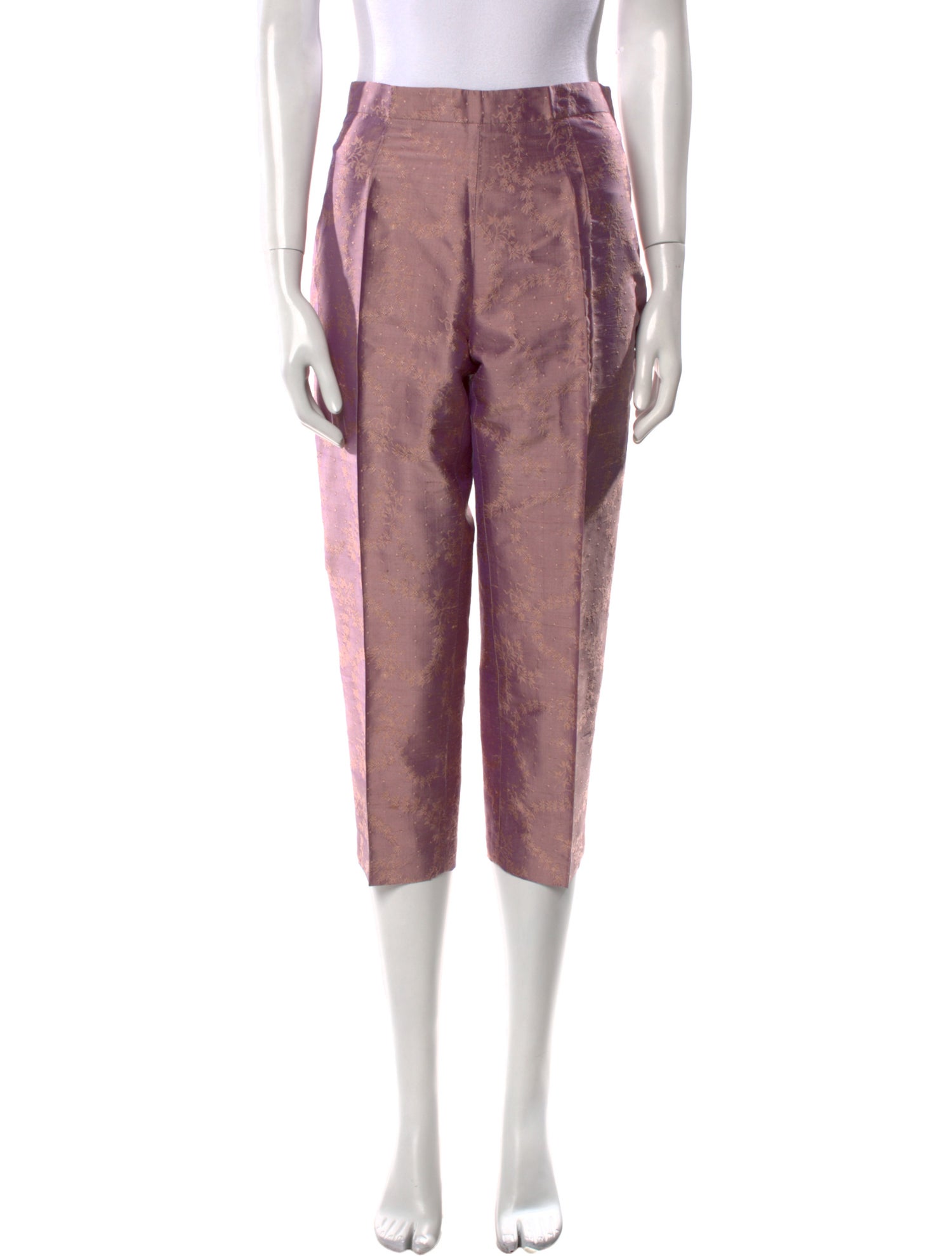 Tara Jarmon Silk Straight Leg Pants