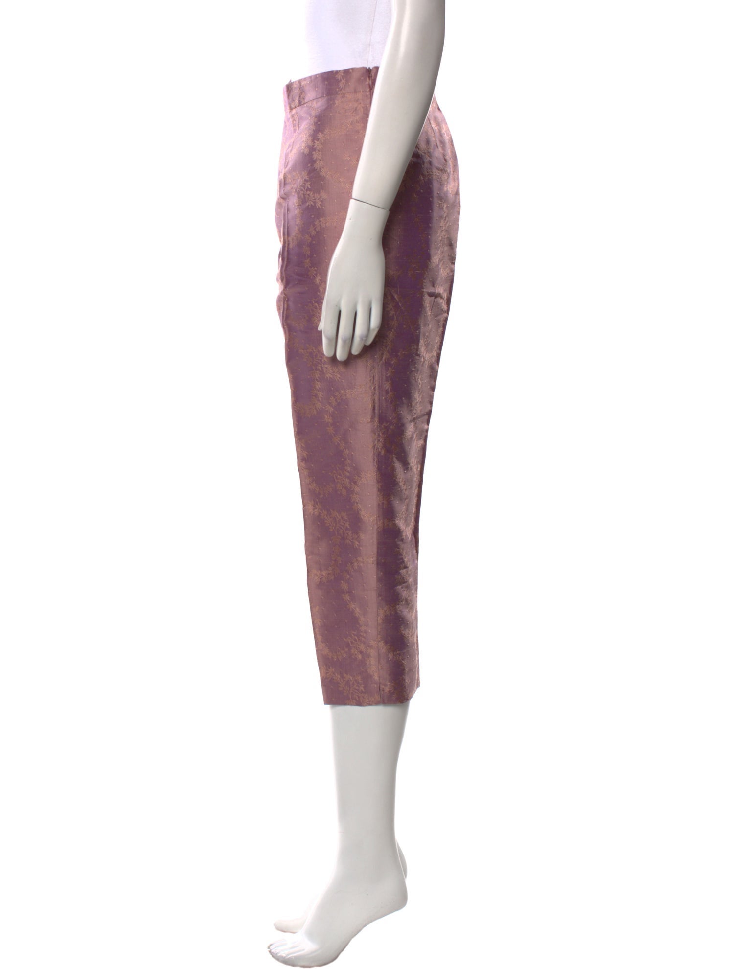 Tara Jarmon Silk Straight Leg Pants
