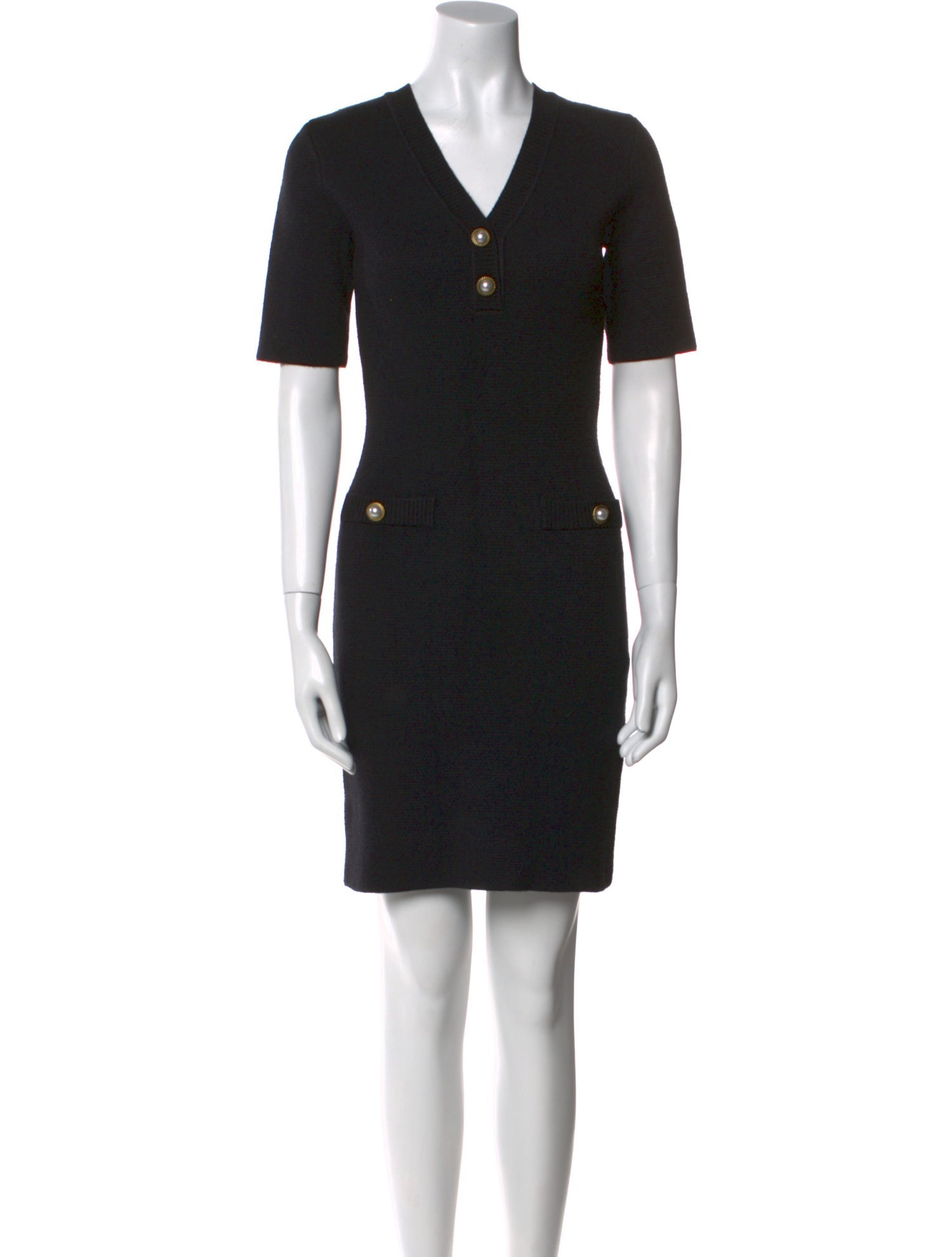 Tara Jarmon V-Neck Mini Dress w/ Tags