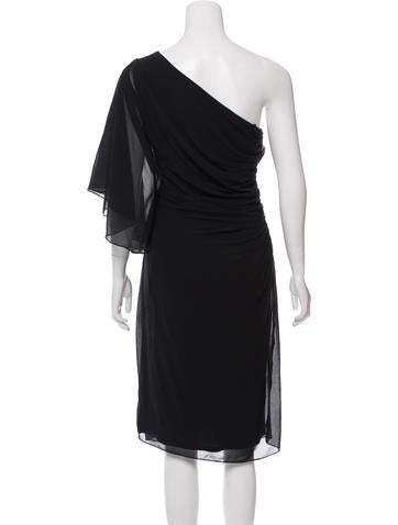 Tadashi Shoji One Shoulder Midi Dress Clothing Wtash20271 The One Shoulder Midi Dress