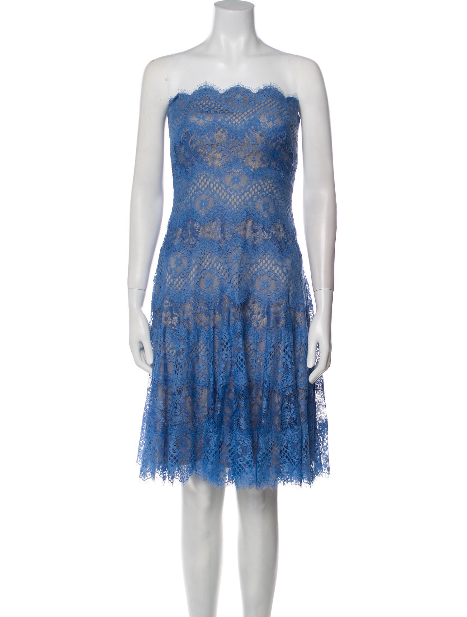 Tadashi Shoji Lace Pattern Mini Dress