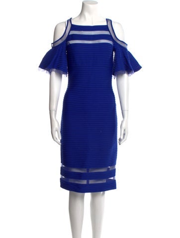 Tadashi Shoji Dresses Off-The-Shoulder Knee-Length Dress XS