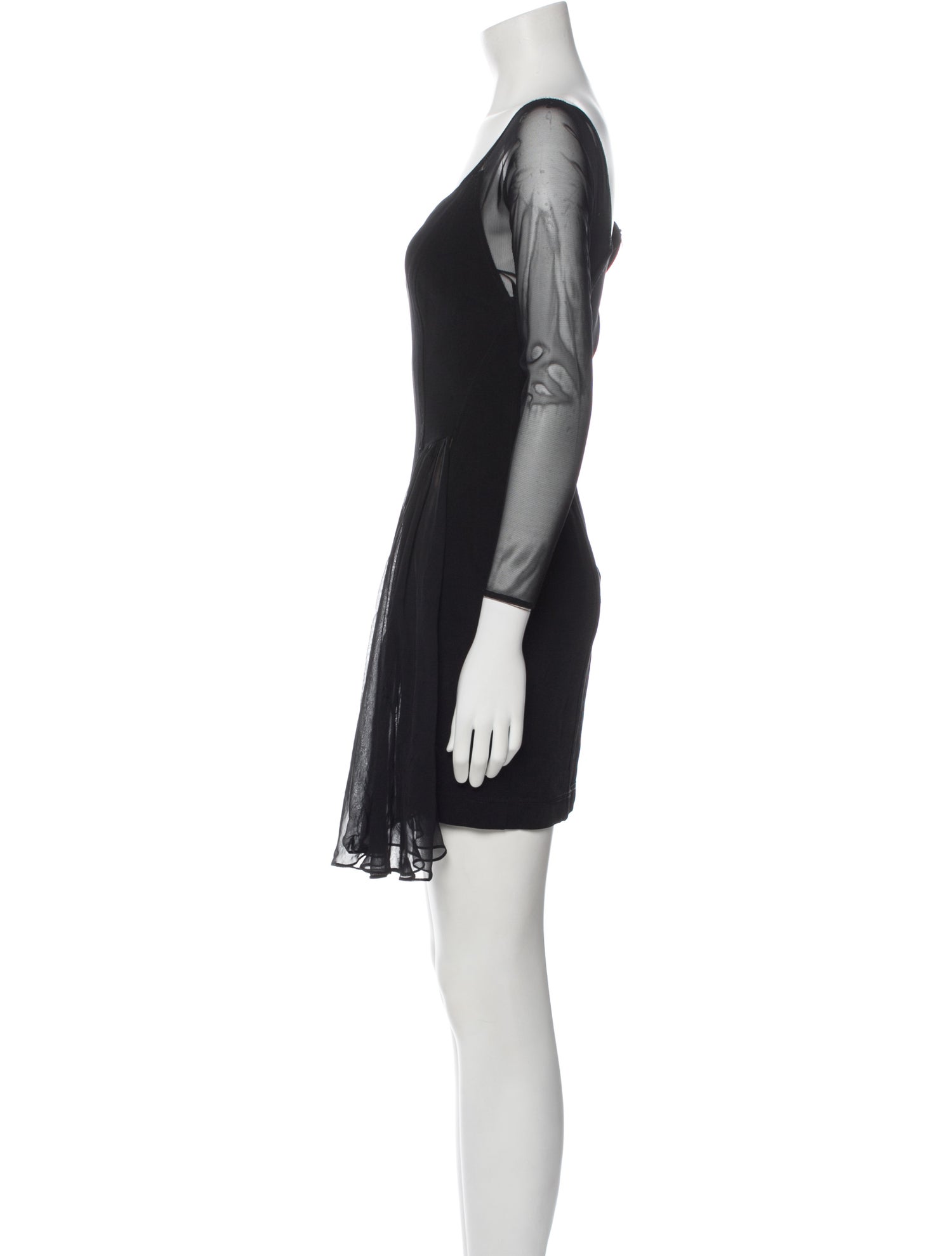 Tadashi Shoji Square Neckline Mini Dress