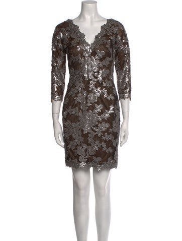 Tadashi Shoji Dresses Lace Pattern Mini Dress US 0 | XS