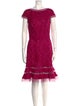 Tadashi Shoji Lace Pattern Knee-Length Dress