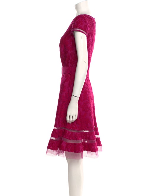 Tadashi Shoji Lace Pattern Knee-Length Dress