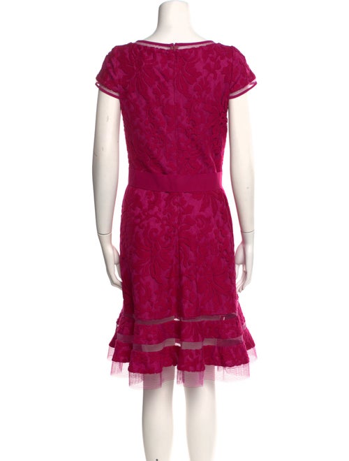 Tadashi Shoji Lace Pattern Knee-Length Dress