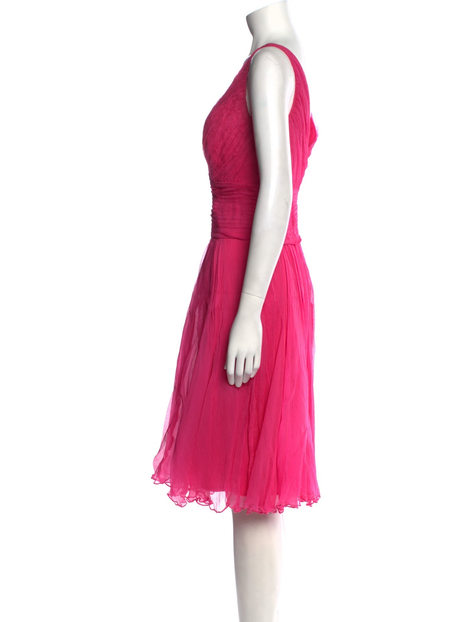 Tadashi Shoji Silk Midi Length Dress