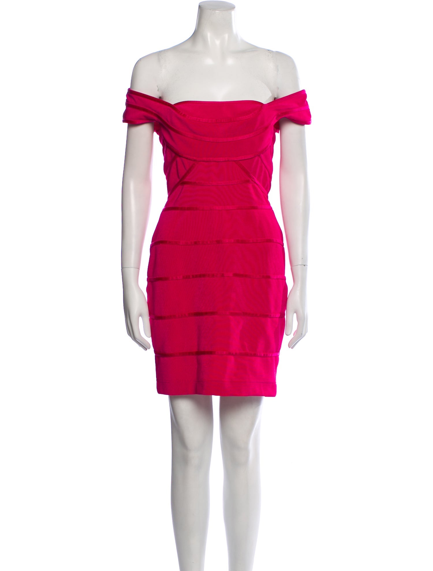 Tadashi Collection Off-The-Shoulder Mini Dress