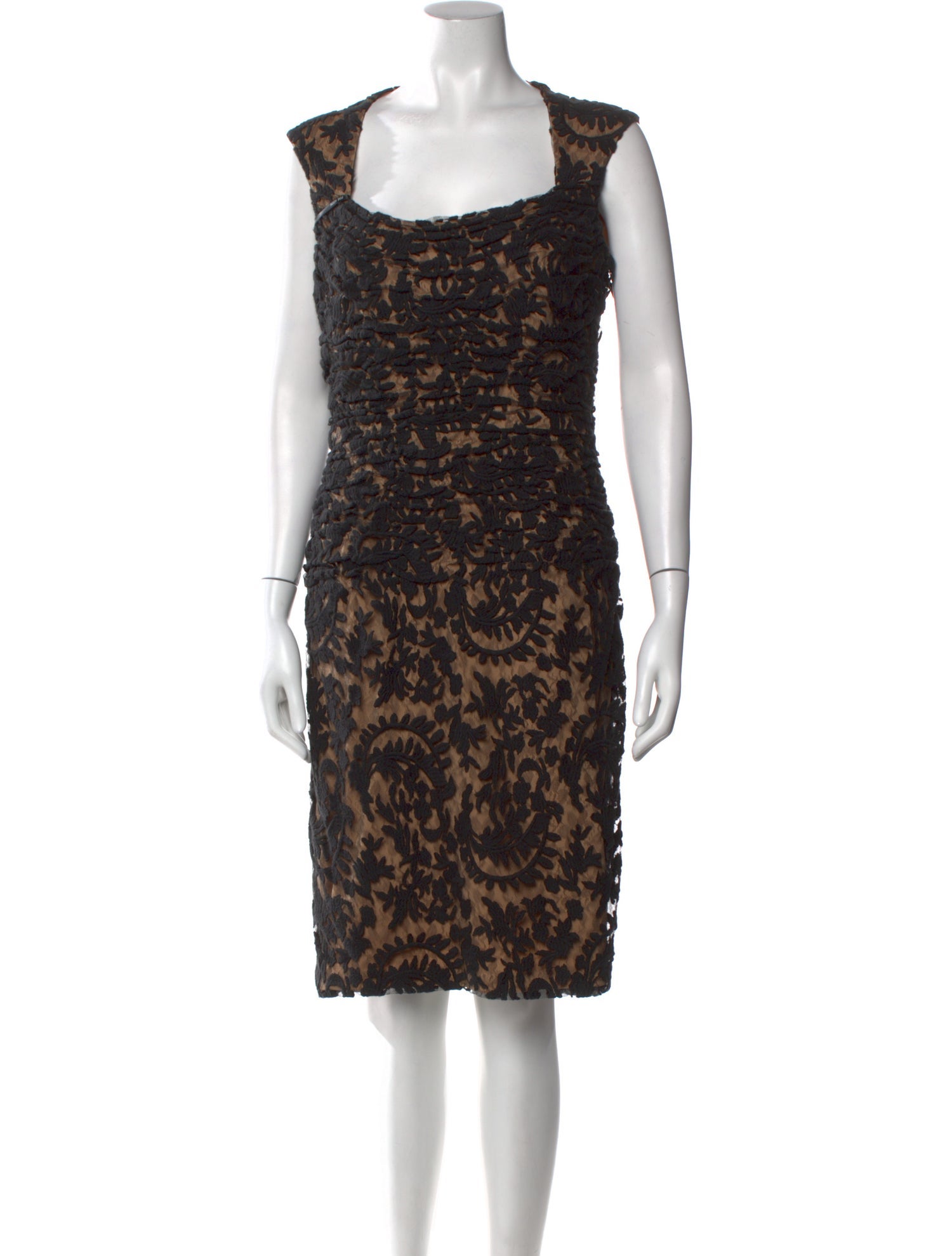 Tadashi Shoji Printed Knee-Length Dress w/ Tags