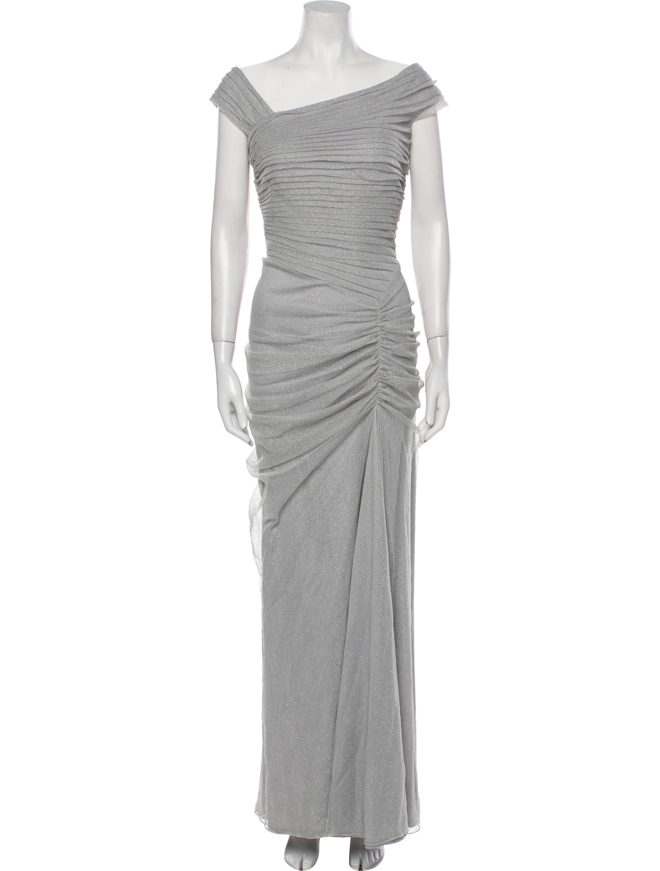 Tadashi Shoji One-Shoulder Long Dress