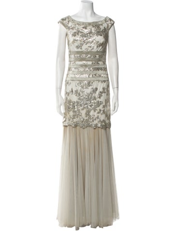 Tadashi Shoji Dresses Lace Pattern Long Dress US 4 | S