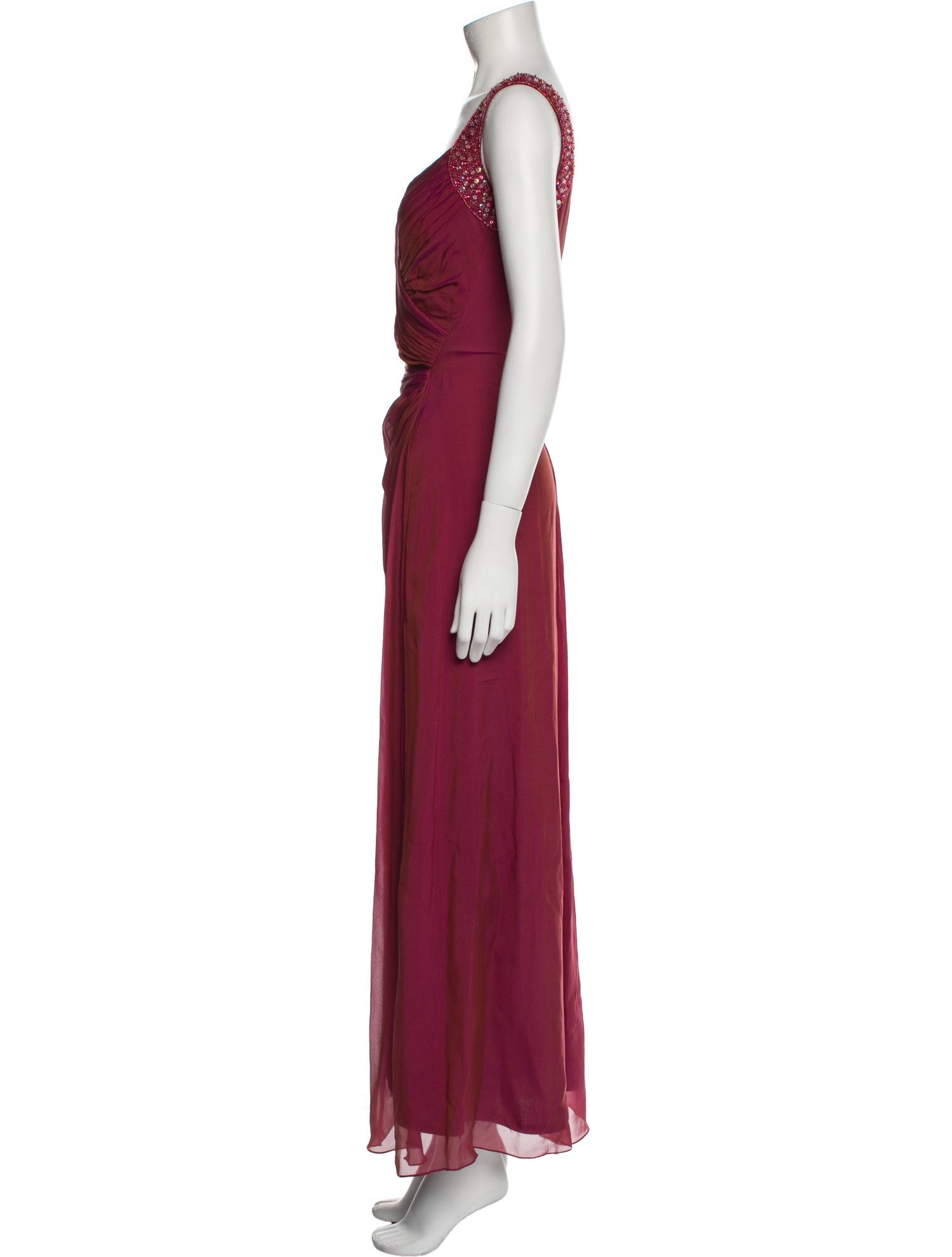 Tadashi Shoji Silk Long Dress