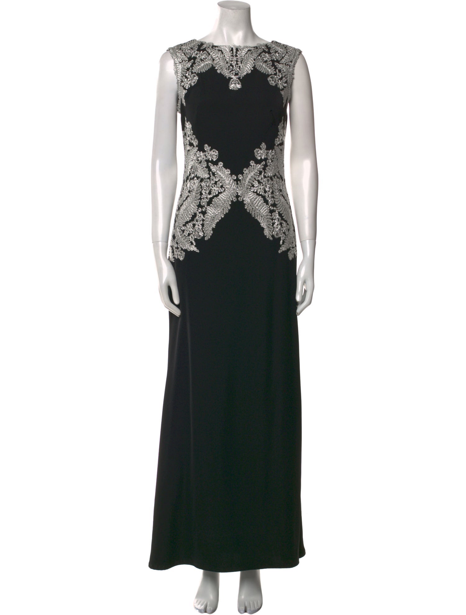 Tadashi Shoji Lace Pattern Long Dress