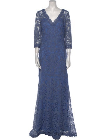 Tadashi Shoji Dresses Lace Pattern Long Dress M