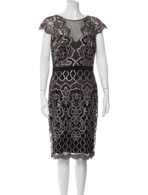 Tadashi Shoji Lace Pattern Knee-Length Dress
