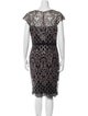 Tadashi Shoji Lace Pattern Knee-Length Dress