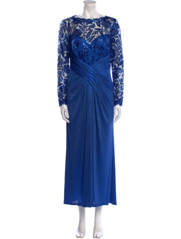 Tadashi Shoji Dresses Bateau Neckline Long Dress M